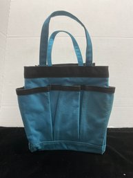 Blue Canvas Art Tote Bag