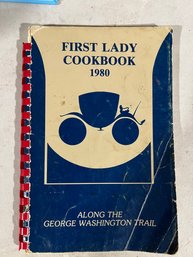 First Lady Cookbook - 1980 - Along The George Washington Trail