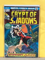 CRYPT OF SHADOWS #1 1973 Marvel Comics Group (What Nameless Evil Lurks In..)