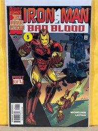 Marvel Comics Iron Man Mini Series Bad Blood Volume 30 #1 Of 4