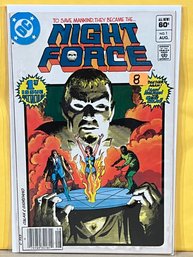 NIGHT FORCE #1 1982 DC COMICS - GENE COLAN MARV WOLFMAN - BRONZE AGE