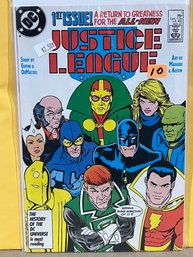 Justice League #1 DC 1987, 1st App Maxwell Lord, Born Again