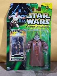 Star Wars Power Of The Jedi Force File Action Figure Sacred Boss Nass NIB
