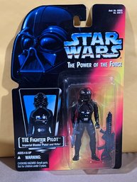 STAR WARS The Power Of The Force TIE FIGHTER PILOT 3.75' Action Figure 1995 NEW