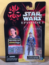 Star Wars Episode 1: Padme Naberrie Hasbro Card Comm Tech Chip Action Figure New