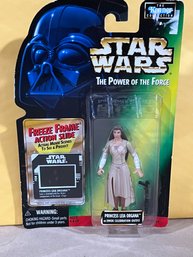 Star Wars Power Of The Force Freeze Frame Princess Leia Organa In Ewok Celebration Outfit