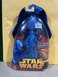 Hasbro Star Wars ROTS Plo Koon Jedi Hologram Transmission 66 New 2005