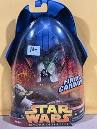 Star Wars Yoda Jedi #3 Revenge Of The Sith Action Figure W/ Firing Cannon