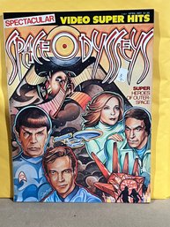 VINTAGE Space Odysseys Magazine ~ April 1977 ~ Super Heroes Of Outer-Space