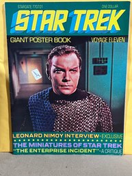 STAR TREK GIANT POSTER BOOK VOYAGE 11 - JULY 1977