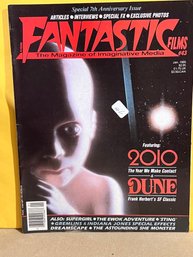 FANTASTIC FILMS #43 MOVIE 2010 1985 JANUARY