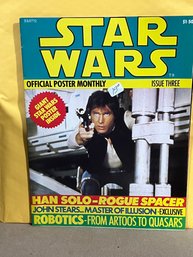 STAR WARS OFFICIAL POSTER MONTHLY #3 MAGAZINE *1977*