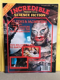 Incredible Science Fiction #1 (Aug 1978) CREATURE From BLACK LAGOON W/ Poster