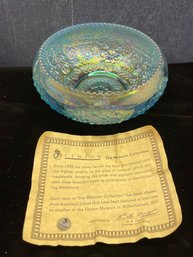 Fenton Glass Irridescent Bowl Museum Collection