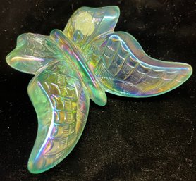 Fenton Glass Butterfly Desk Ornament Paperweight