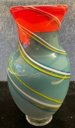 Artistic Hand Blown Glass Vase