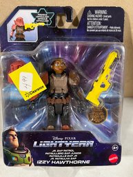Mattel Disney Pixar's Lightyear Izzy Hawthorne Action Figure Jr Zap Patrol NEW