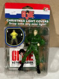 Official G.I. Joe 2002 Christmas Ornament Light Cover Glows In The Dark Snap On