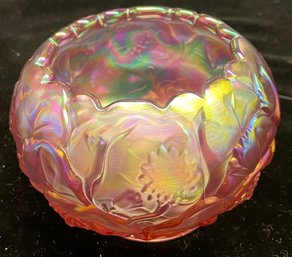 Fenton Purple Carnival Glass Globe