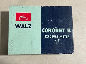 1950s Walz Exposure Meter Coronet B With Booster - Vintage Photography Accessory