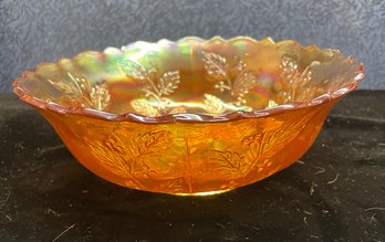 Fenton Marigold Carnival Glass Bowl