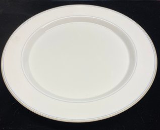 Dansk White Glass Serving Plate