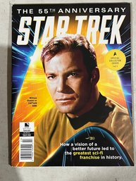 STAR TREK: THE 55TH ANNIVERSARY MAGAZINE  1 OF 2 SPECIAL COLLECTOR KIRK COVER