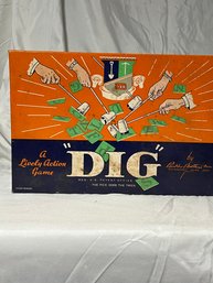 Vintage Dig Board Game By Parker Bros.40s And 50s