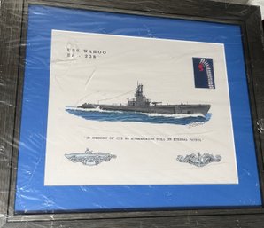 USS Wahoo SS-238 Framed Print