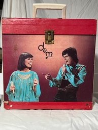 Donny And Marie Osmond Vintage LP Record Carrying Case