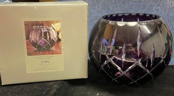 Gorham Glass Lady Anne Rose Bowl Amethyst