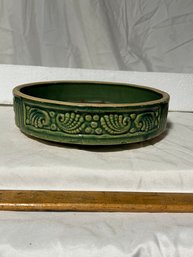 Vintage Green Ceramic Planter 295