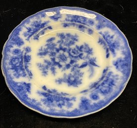 Flower Pattern Flow Blue Salad 8in Plate