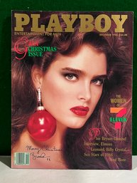 1986 December  Playboy Magazine - Brooke Shields