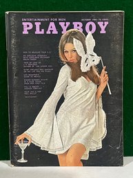 1968 October Playboy Magazine - Barbera McNair