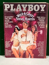 1980 January Playboy Magazine - Gig Gangel Centerfold Steve Martin