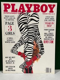 1988 February Playboy Magazine - Kari Kennell