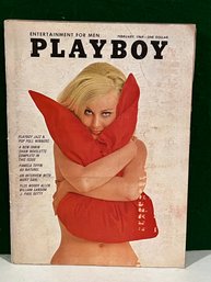 1969 February Playboy Magazine -  Cover: Nancy Chamberlain Playmate: Lorrie Mencon