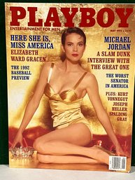 1992 May Playboy Magazine - Elizabeth Ward Gracen