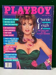 1986 July Playboy Magazine - CARRIE LEIGH Photo Cover