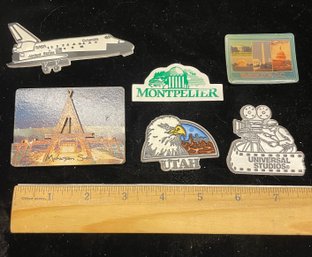 Six Refrigerator Magnets Montpelier Utah Universal Studios