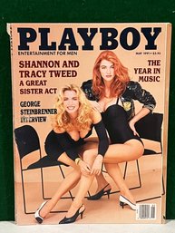 1991 May Playboy Magazine - Shannon And Tracy Tweed