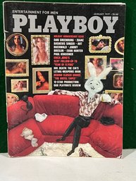 1977 January Playboy Magazine - Cover: 1976 Playmates  PMoM: Susan Lynn Kiger
