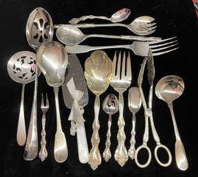 15 Silver Plate Serving Utensils