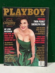 1990 December Playboy Magazine - Twin Peaks Sherilyn Fenn