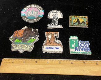 Six Refrigerator Magnets Colossal Cave Boubon St Wild Bills