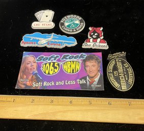 Six Refrigerator Magnets New Orleans Louisville Slugger WBMW