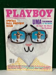 1996 September Playboy Magazine - Uma Thurman Cover - Jennifer Allan Centerfold