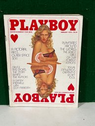 1978 February Playboy Magazine - Cover: Hope Olson  Playmate: Janis Schmitt