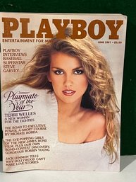 1981 June Playboy Magazine - CATHY LARMOUTH PLAYMATE / TERRI WELLES